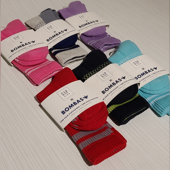 GAP Kids Bombas Socks Set of 6 Brand New with Package - Picture 1 of 8